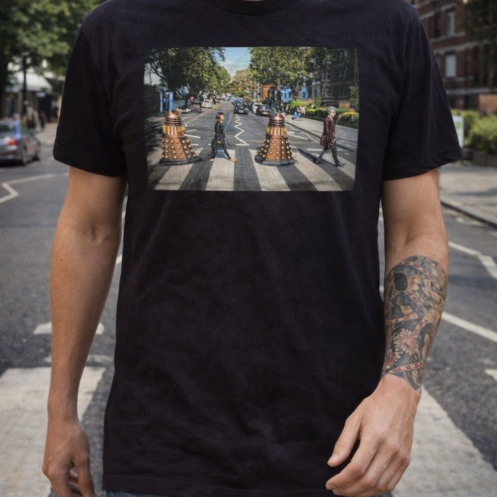 Ripple Junction Doctor Who Daleks Abbey Road Parody Graphic T-Shirt
